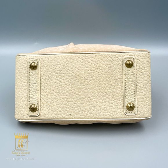 Louis Vuitton Monogram Rose Mini Lin Trapeze PM Speedy Boston Bag - Picture 7 of 8